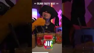 Can you taste a difference between Peanut Butter brands? Or is it impossible? My reaction 🤣 #shorts