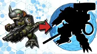 INFANTRYMON Shinka! LIEUTENAMON Evolution Line!