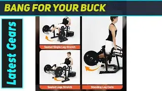 XVD 3 in 1 Leg Extension & Curl Machine: Amazing Power & Balanced Strength!