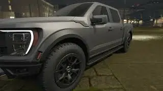 Avery Dennison Matte Metallic Charcoal Wrap on Ford Raptor
