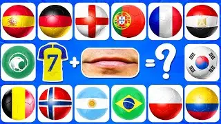 Guess The FOOTBALL PLAYER By Jersey Number + Mouth + Nationality | Ronaldo, Messi, Neymar, Haaland