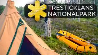 Tresticklan Nationalpark: Übernachtung auf einsamer Insel, Anfibio Delta MX, Tentipi Olivin cp