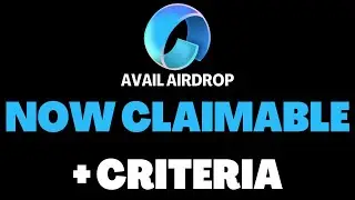 Avail ➡️ Airdrop Now Claimable + Criteria💥📈