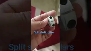 Split Shaft Collars #machineelements
