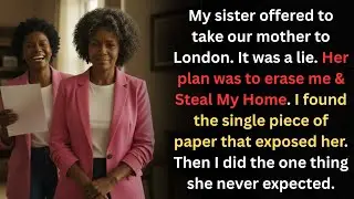 My Sister Bought Our Mother's Signature to Steal My Home. Then I Quietly did next&hellip;