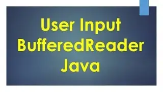 Пользовательский ввод с использованием BufferedReader
