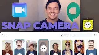 Como poner filtros en Zoom, Google Meet con Snap Camera