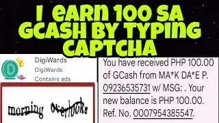 KUMITA AKO SA DIGIWARD NG 100 PHP SA GCASH BY PLAYING CAPTCHA & INVITE #DIGIWARD legitapps2023