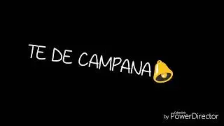 Te de campana letra