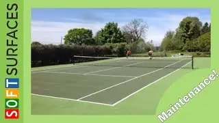 Tennis Court Maintenance - Relining in Preston