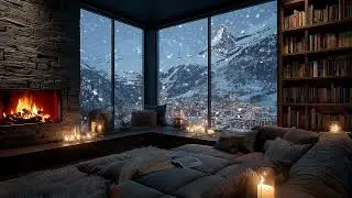 Winter State | Cold Wind and Warm Fire Piano Ambience for Deep Focus and Calm Winter Nights