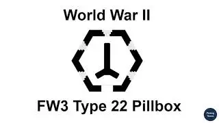 FW3 Type 22 Pillbox from World War II | Britain | Operation Sea Lion | Cambridge, UK