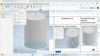 Autodesk Inventor 3D Modeling Introduction and File Organization Explanation and Demonstration