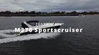 2002 Riviera M370 Power Sports cruiser - perfect outdoor entertaining area for families and couples