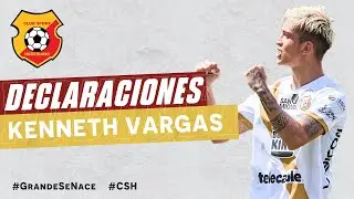 Declaraciones del florense Kenneth Vargas tras su regreso a la casa del Campe&oacute;n Nacional.