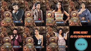Bigg Boss Tamil Season 7 Week 14 Unofficial Voting Results - 01-01-2024 #destinygo #bbtamilseason7