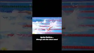 Swimmers&hellip; practise your sprint finishes! 🔥🔱 Swim Fast! Sprint Swimming. Be relentless in training!