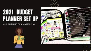 How I set up my 2021 Budget Planner/ Where the money resides?
