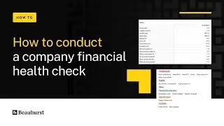 How to conduct a financial health check