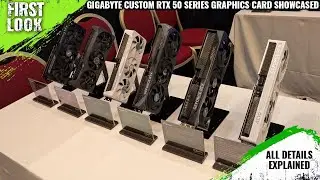 GIGABYTE Custom GeForce RTX 50 Series AORUS, EAGLE And XTREME Graphics Card Showcased At CES 2025