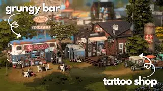 ⚡ Let's build a Grungy Bar & Tattoo Shop in Copperdale | The Sims 4 Businesses & Hobbies