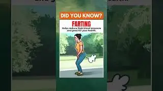 Farting Helps reduce high blood pressure and good for your health