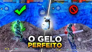 REVELEI! COMO FAZER GELO AGACHANDO  COLADO NO CORPO no FREE FIRE 🔥 (Passo a Passo)