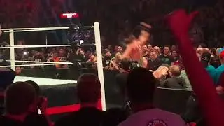 RVD with a jumping spin kick to Damien Sandow
