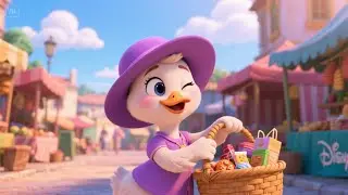 The Goose Went Shopping with a Hat | Fun Animal Rhyme for Kids | Nursery Rhymes & Songs for Children