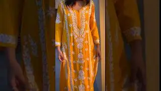 Visit spchikankari.in For more designs and Collection l #lucknowchikankari #chanderisilk #modal