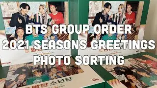 BTS 2021 Seasons Greetings Photo Sorting