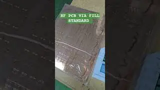 RF PCB VIA FILL STANDARD