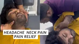 Headache Neck Pain Treatment With Chiropractic technique | Chiropractic Relief | Neck Pain Relief