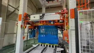 Rotary Ring Pallet Wrapping Machine SMARTWASP T1300 with top sheet dispenser