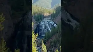 The Hidden Waterfall You Miss in Yellowstone Gibbon Falls #GibbonFalls #yellowstone #hiddengems