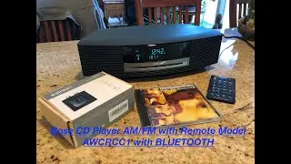 Bose CD Player AM/FM with Remote Model AWRCC1 with BLUETOOTH