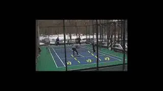 Quick tip to help you improve your positioning at the net in paddle.