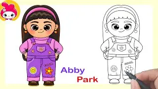 How to Draw Abby Park from Turning Red | Digital Fun Art ! كيف أرسم آبي بارك | الباندا الأحمر الكبير