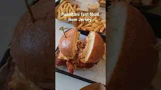 Best Pakistani burger place in New Jersey. #imrankhan #food #shortvideo.