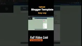 How to Customize Blogger Template 2023 🤑 - completely Step by Step by guide CreativeBari* #shorts