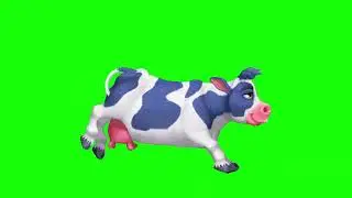 GREEN SCREEN ANIMATED COW !!!!! #greenscreen @VfxKarki5 @vfxhd @vfxnaveed @GSA @GreenScreenBrasil
