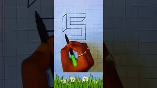 3D Drawing | 3D S Drawing | Wellerman | Graphite Drawing | #viral #youtube #omstudio #shorts