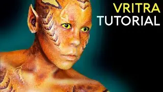 Alien FX Prosthetic Makeup Tutorial | Scifi Fantasy Creature | Vritra