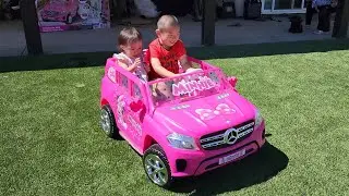 Minnie Mouse Mercedes GLS-320 Test drive 559 Hmm Sym
