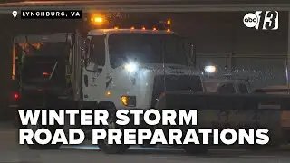 Residents urged to stay off roads as crews deploy plows and salt for winter storm