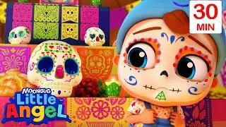 Halloween Dia de Muertos! | Little Angel | Spooky Halloween Stories For Kids