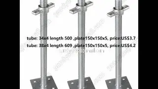 adjustable base jack, screw jack ,ajust&aacute;vel sapata
