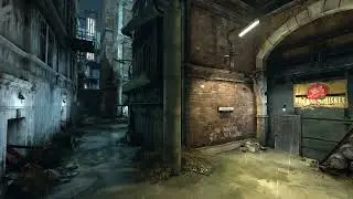 Dishonored Ambience | Bottle Street Gang Entrance & Griff's Thugs | Ambient | 1440p | ASMR