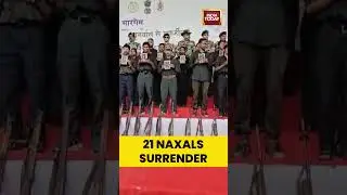 21 Naxals Surrender In Chhattisgarh | Major Success For Security Forces