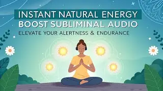 Instant Natural Energy Boost Subliminal Audio | Elevate Your Alertness & Endurance